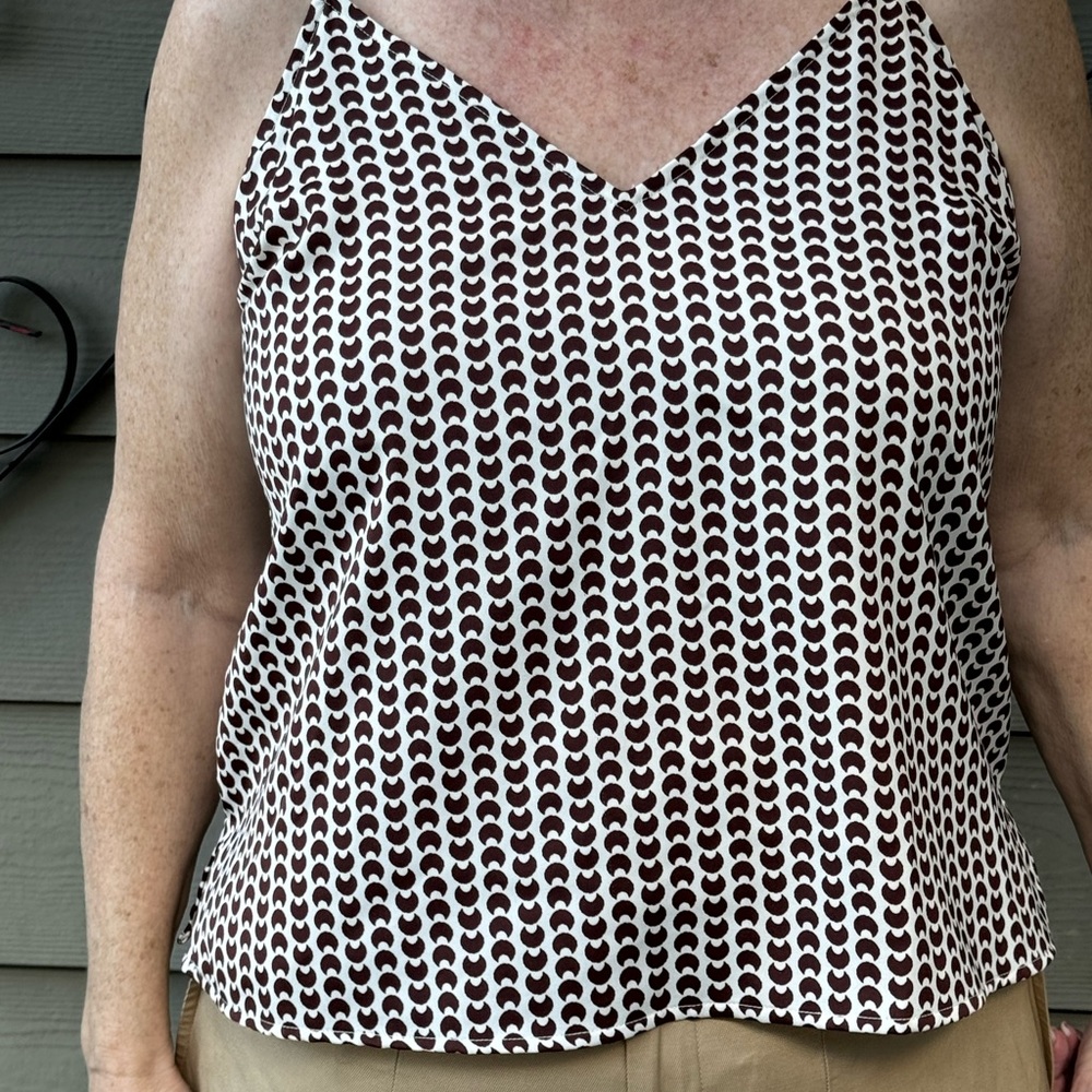 This is a great piece to wear under a blazer. Bought from Target, A New Day.